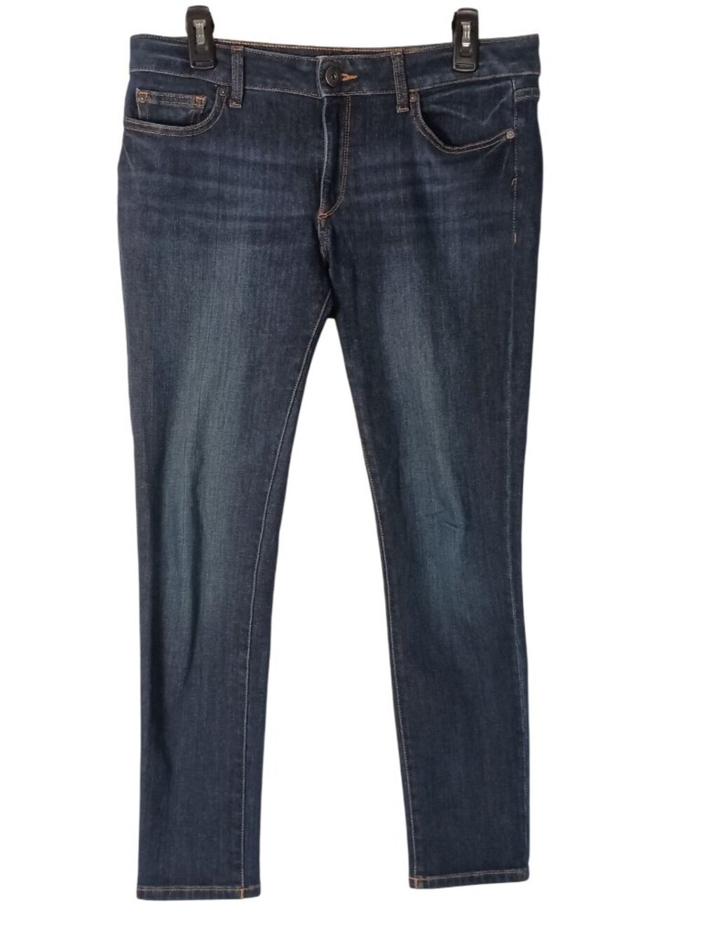 DL1961 Emma Power Legging Dark Wash Skinny Jeans Womens Size 30 Made With Americ - Picture 2 of 10